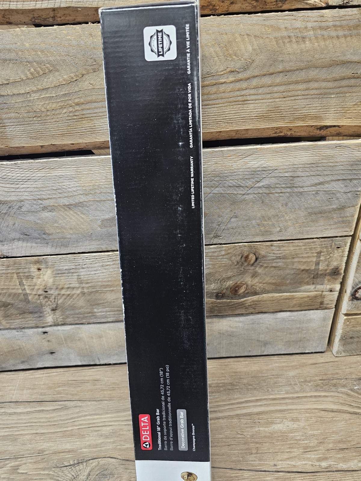 Delta 41618 18" Traditional Grab Bar - Champagne Bronze