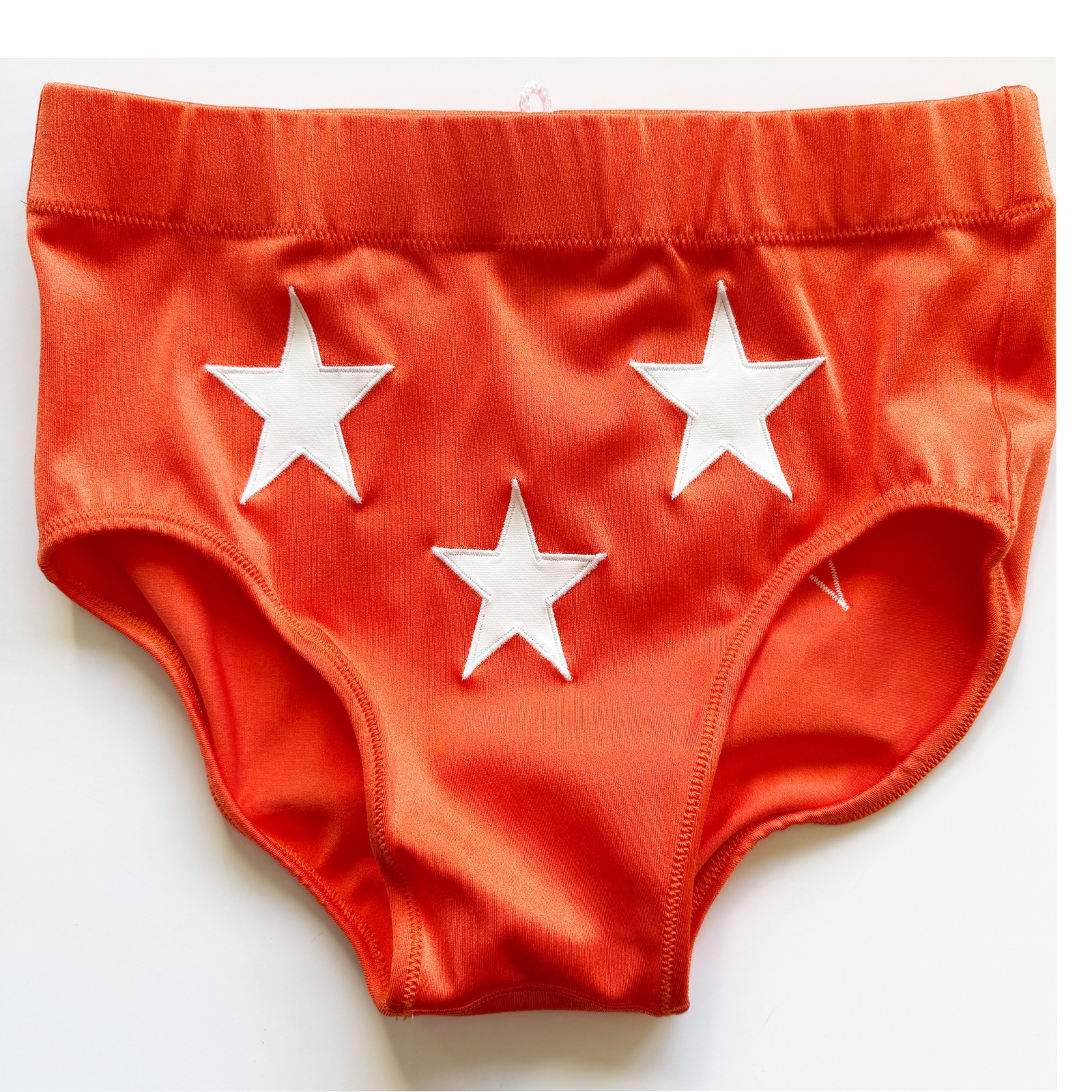 Orange White Wrestling Macho trunks costume wrestling gear Brand new man gear