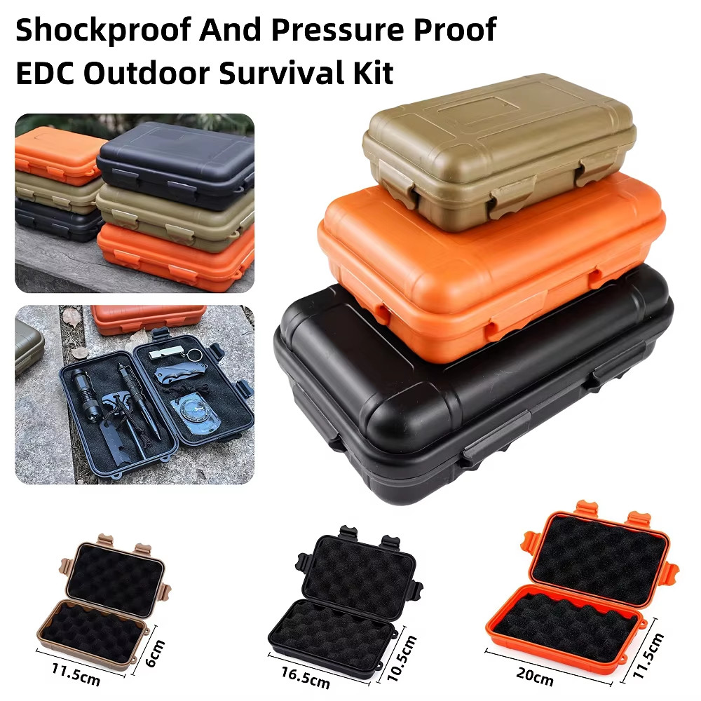 Shockproof Water-Resistant Survival Storage Box Floating Sealed Case Container