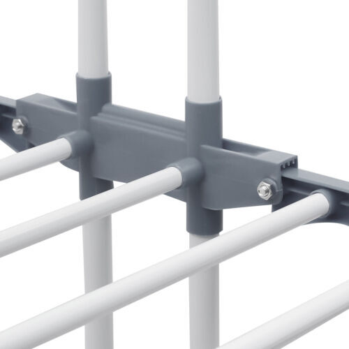 Folding 4 Tier Clothes Drying Rack Metal Laundry Garment Dryer Rack Stand Indoor