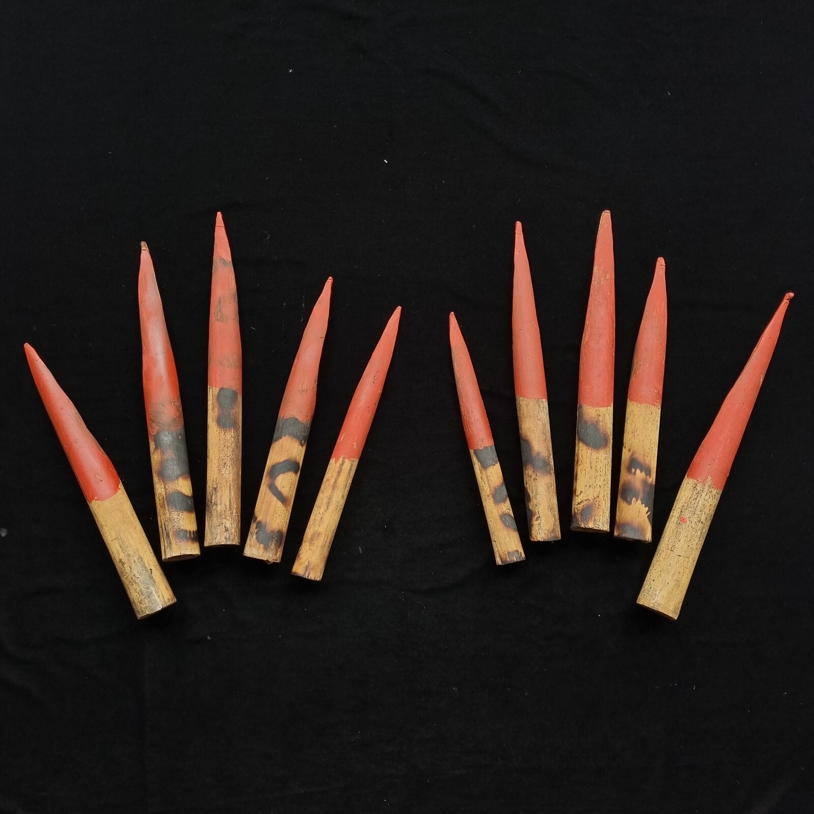 Asmat Bamboo Asaro Claws Mudmen Headhunter Papua New Guinea Carved Wooden Art