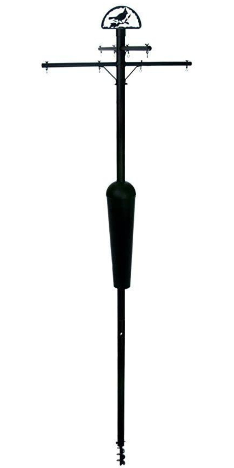 Squirrel Stopper Deluxe Bird Feeder Pole – 100% Squirrel-Proof with Patented