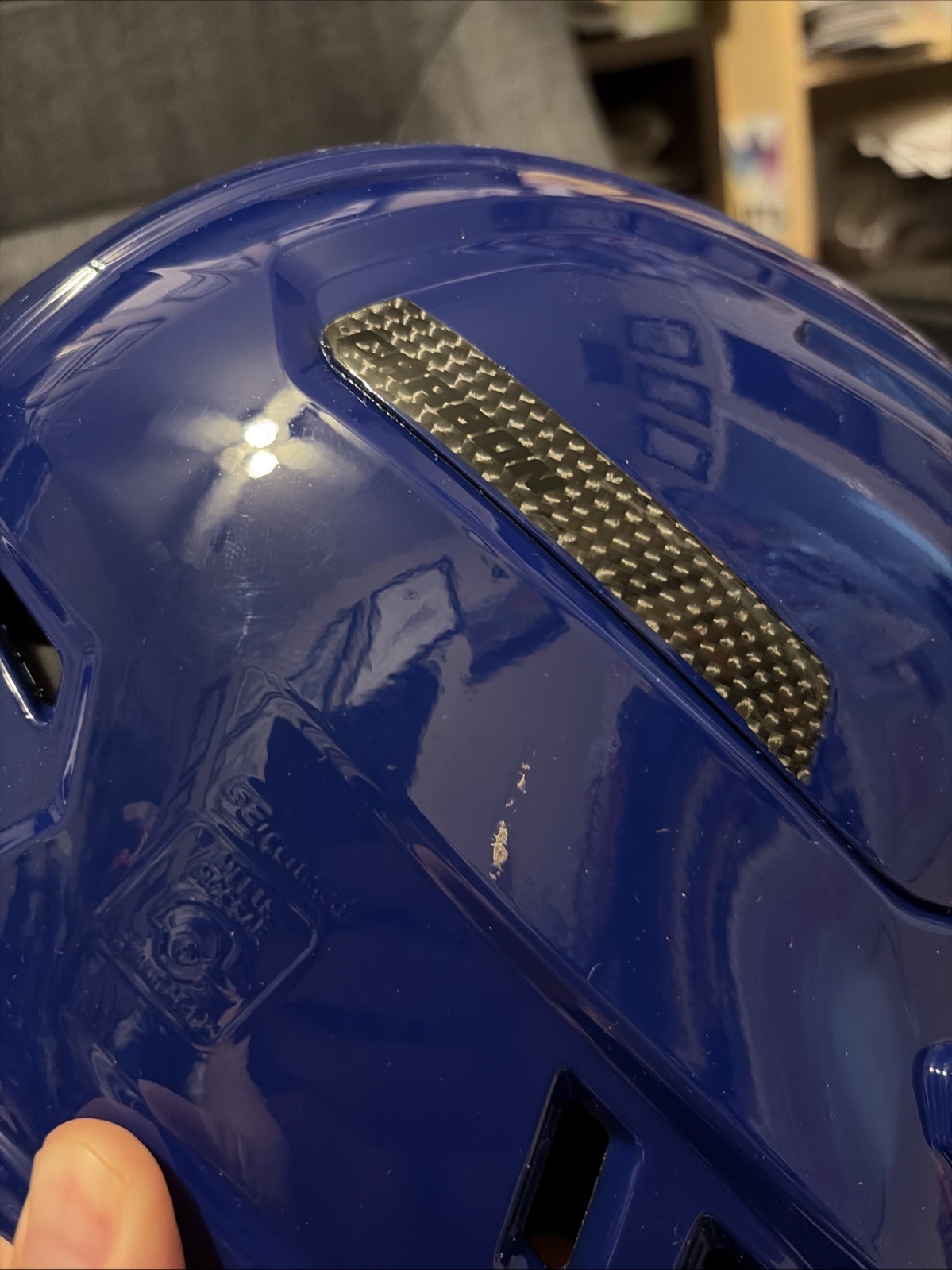 Rare Chicago Cubs New Batting Helmet XL LG Mach Carbon Impax 2022-23