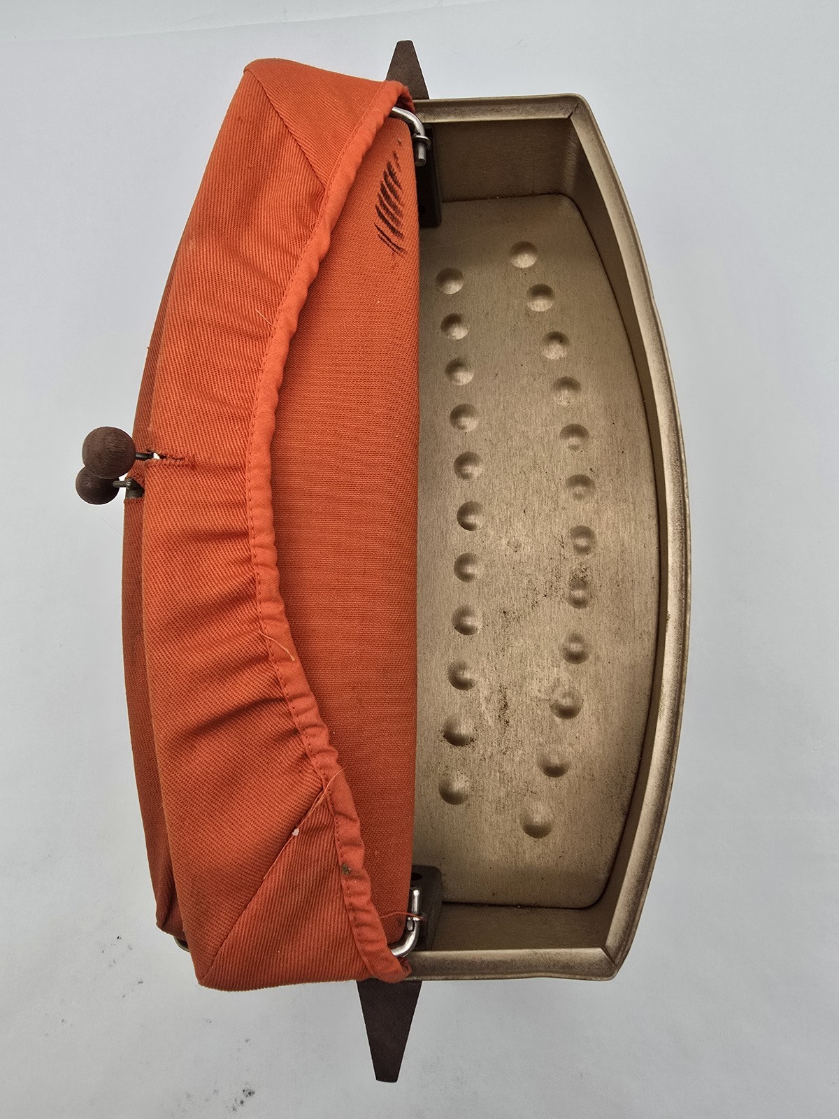 Vintage Salton Hotray WB-5 Bread Bun Warmer Orange Cover Original MCM