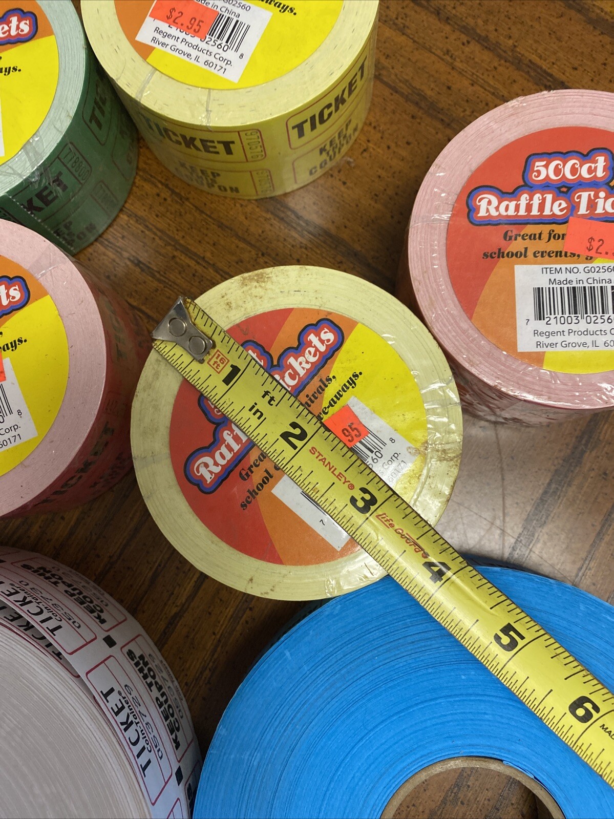 Keep This Coupon Ticket Lot Half And Half + Admit One Tickets Multiple Rolls