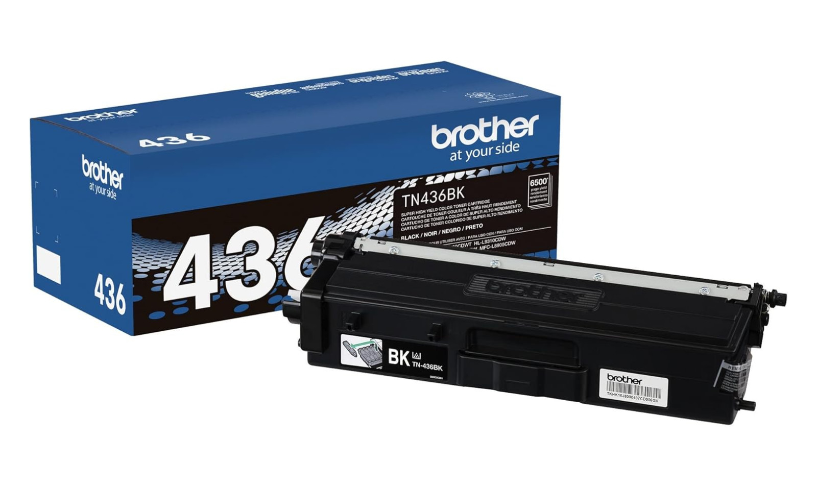 Brother TN436 4-piece Set High Yield Toner Cartridge (Black,Cyan,Magenta,Yellow)