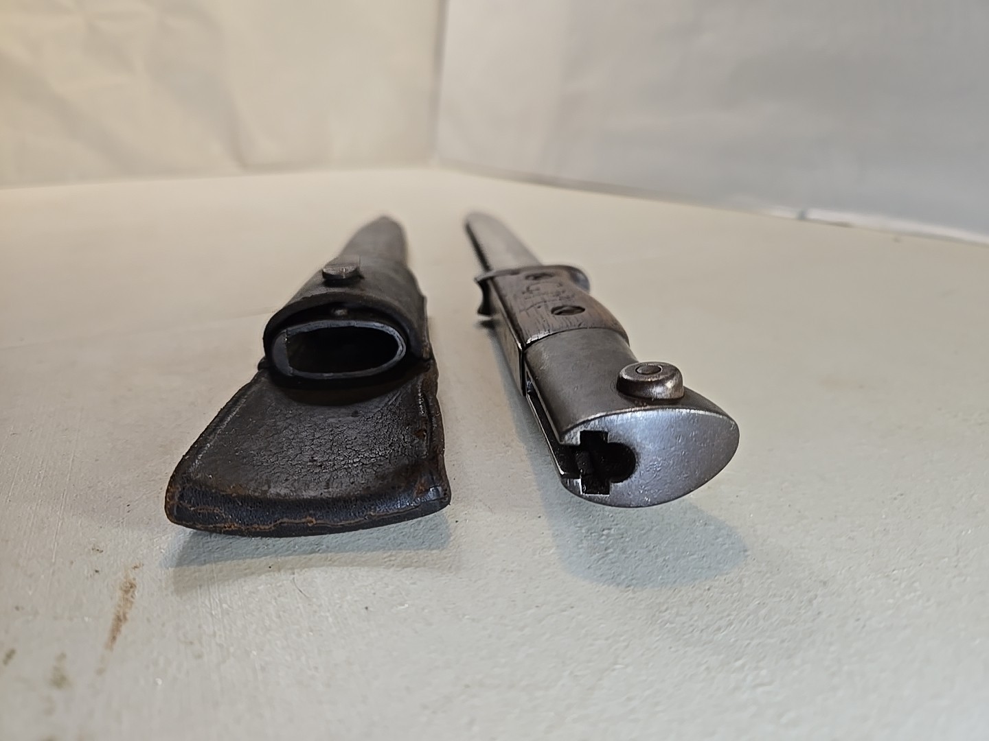 WWI German Prussian S84 K98 Sawback Bayonet w/Scabbard + Frog - Koeller Solingen