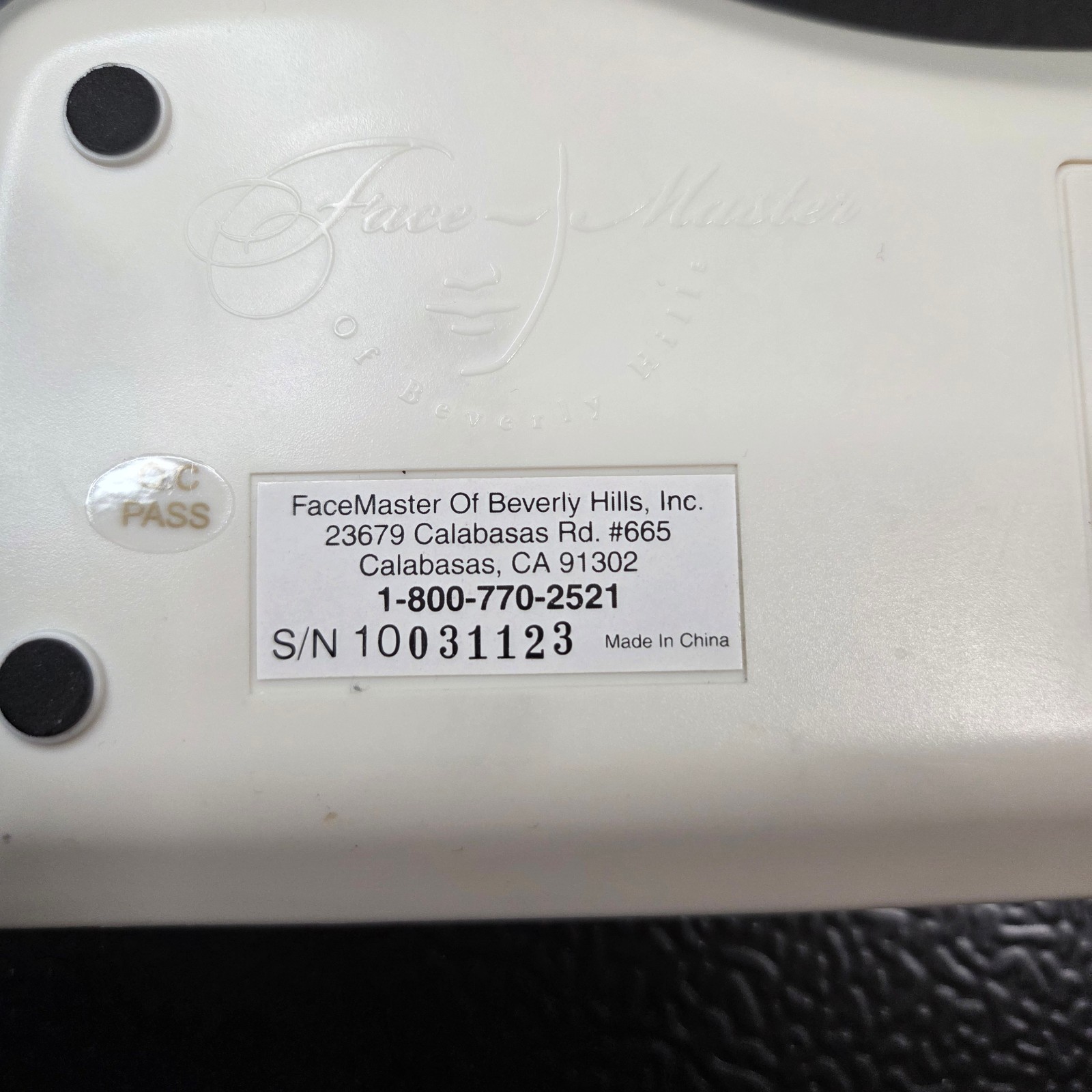 Suzanne Somers Beverly Hills Facemaster ORIGINAL Facial Toning System