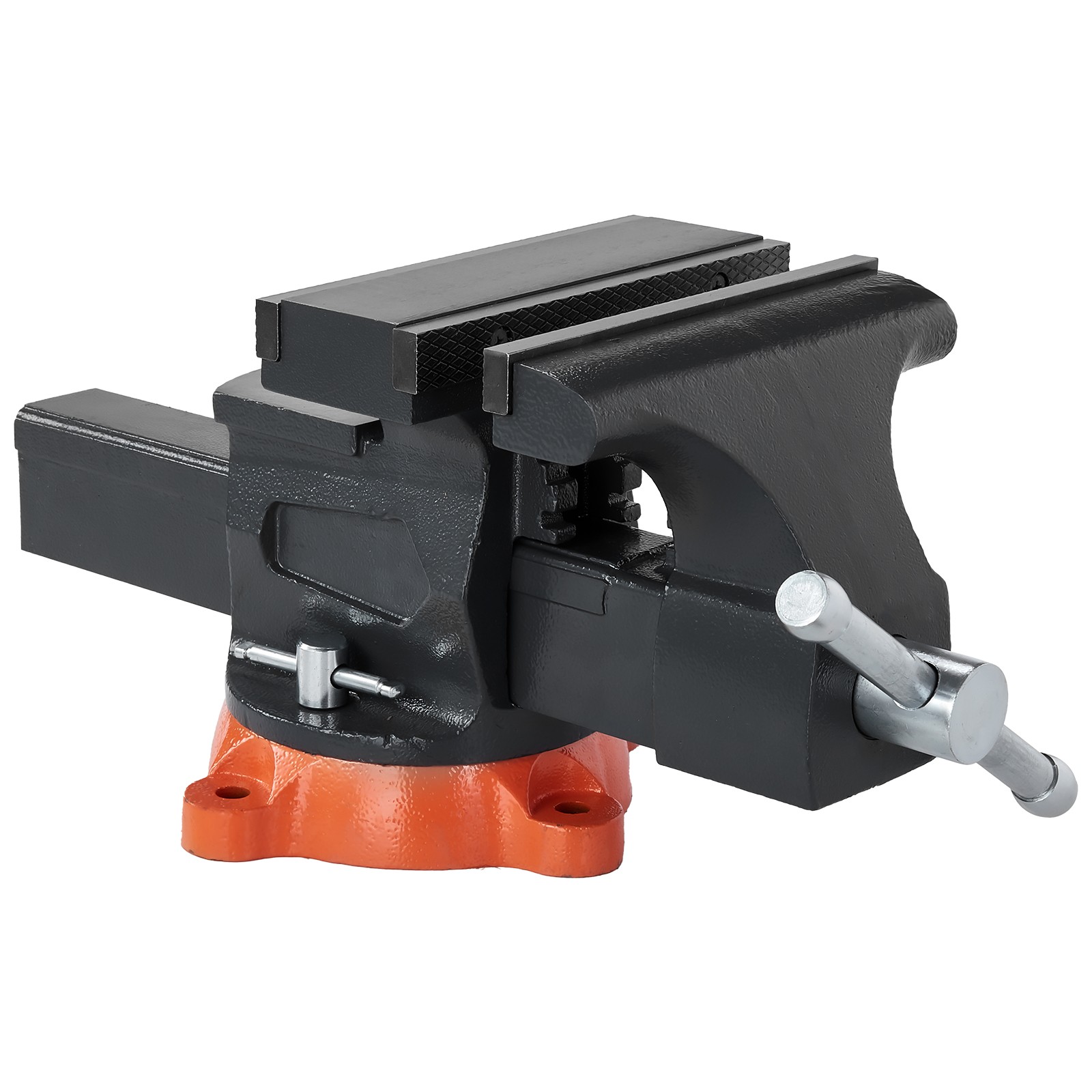 VEVOR 8" Bench Vise Multipurpose Heavy Duty Ductile Iron Swivel Locking Base