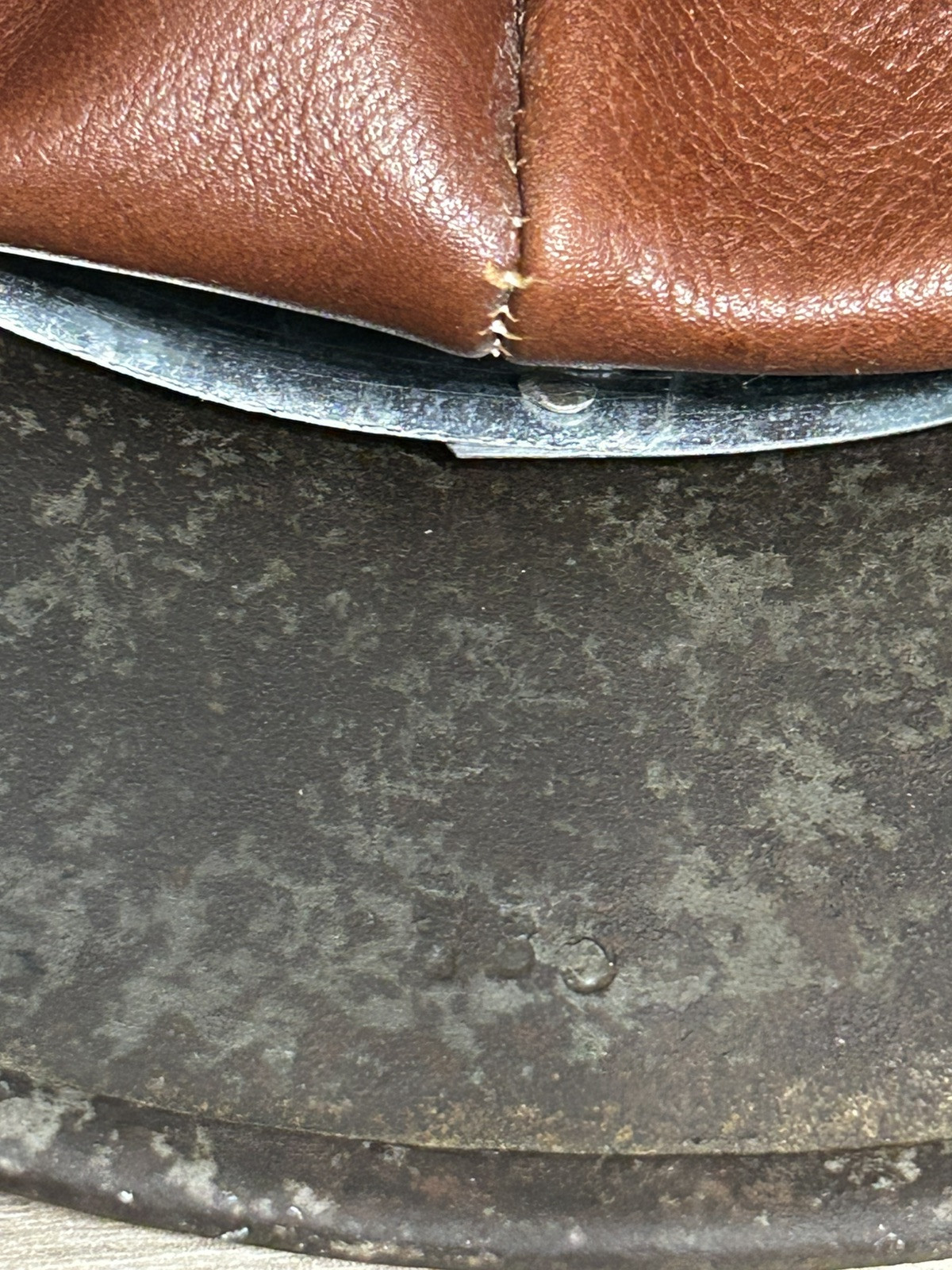 German Helmet M40 WW2 original paint (without restoration) WWII size 64