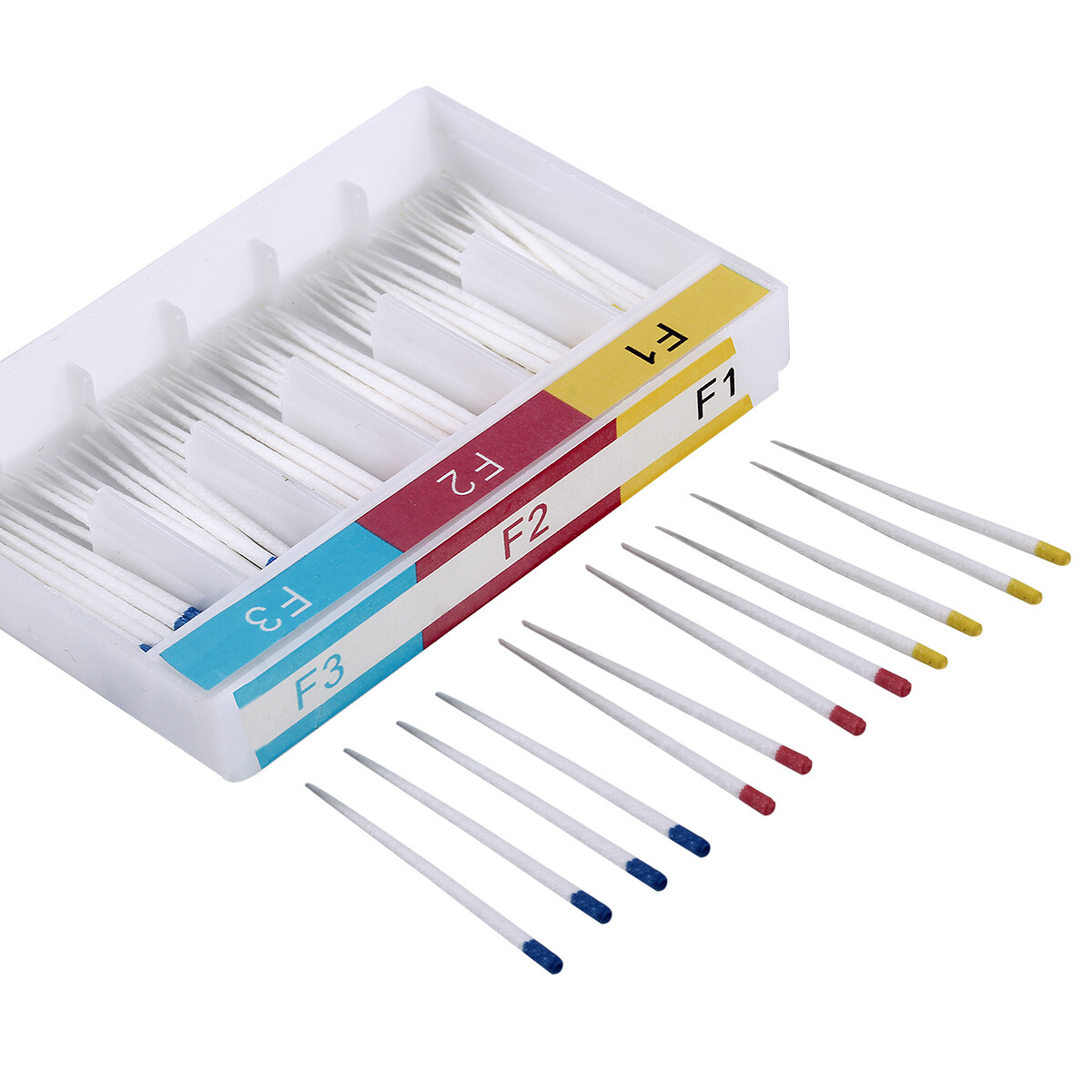 AZDENT Dental Endodoncia Puntas de gutapercha y papel absorbente F1.F2.F3 Endo