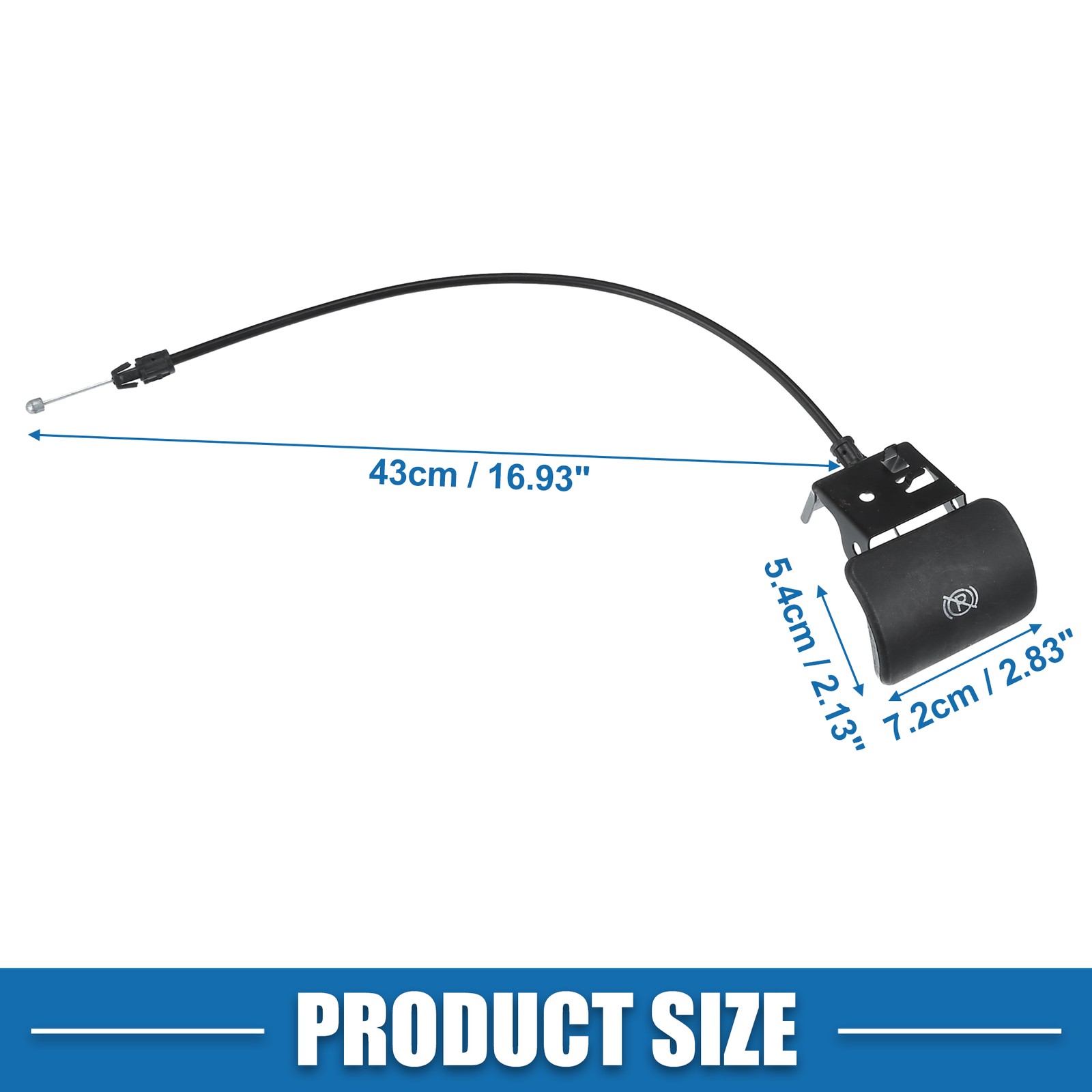 Pack of 1 For GMC Yukon XL 2500 2001-2006 Parking Brake Release Cable w/ Handle