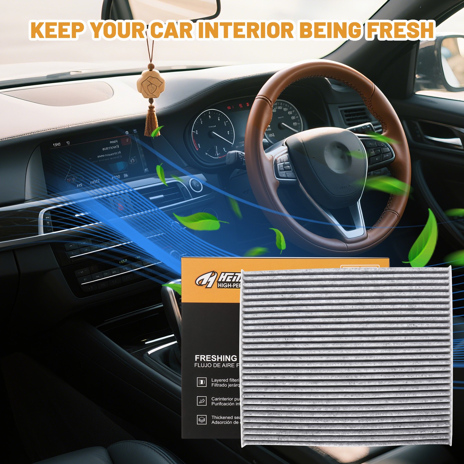 Activated Carbon Cabin Air Filter For Nissan Murano 2015-2022 & Altima