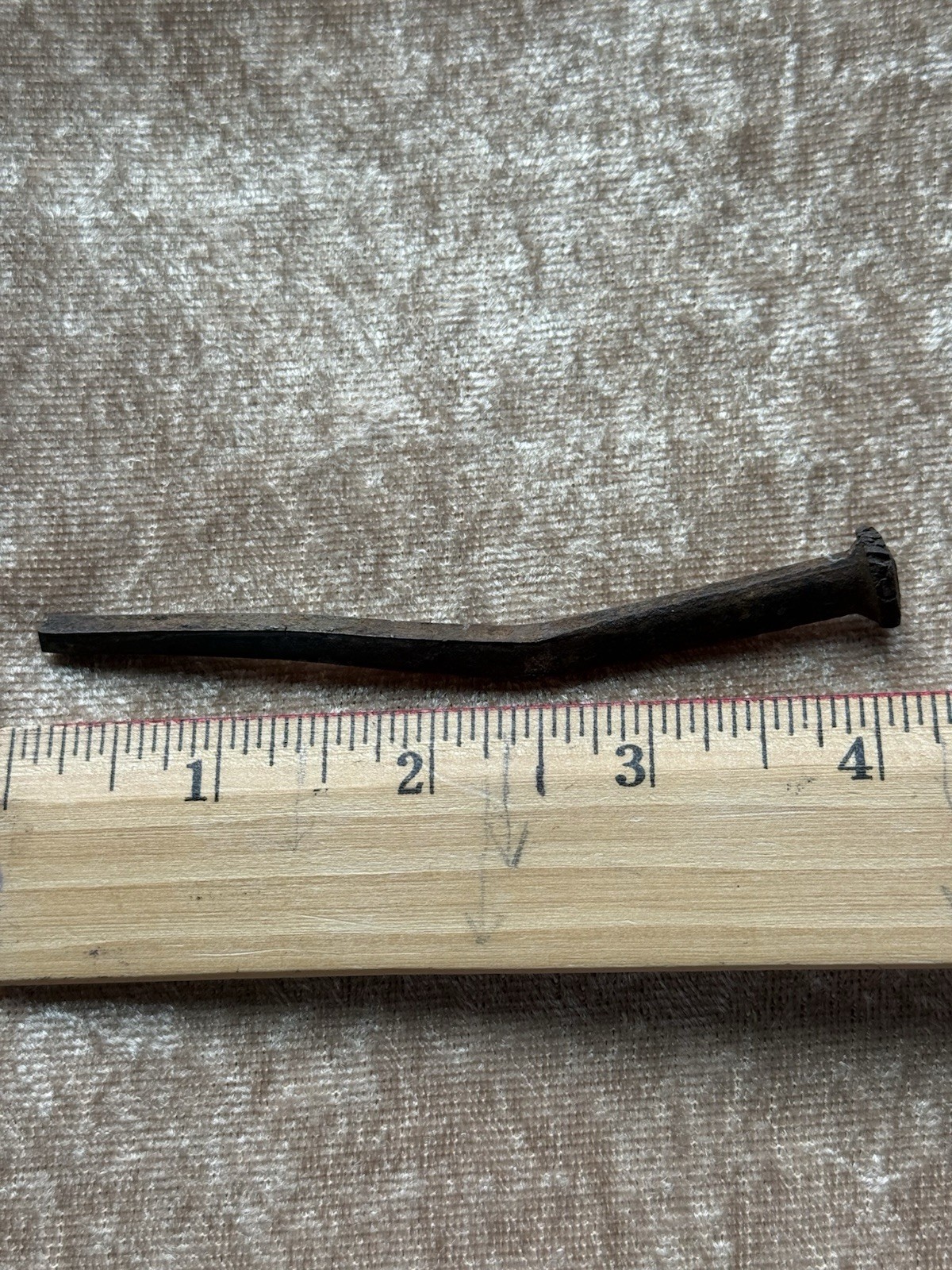 American Revolutionary War Era 4 Inch Nail Found Valley Forge hut  1902