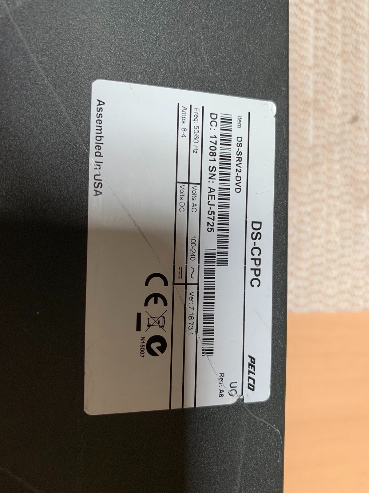 Digital Sentry ControlPoint Workstation - Pelco DS-CPPC-US