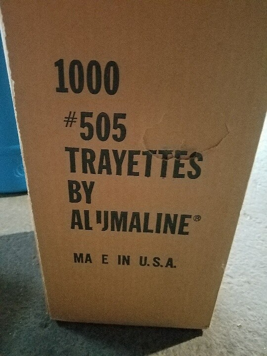 4x Vintage McDonald's Restaurant Aluminum Ashtrays 3.5" Wide