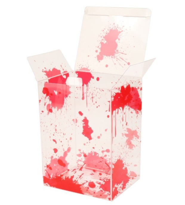 Funko POP! Bloody Red Splatter 0.5mm Protective Cases Storage 4" Display Boxes
