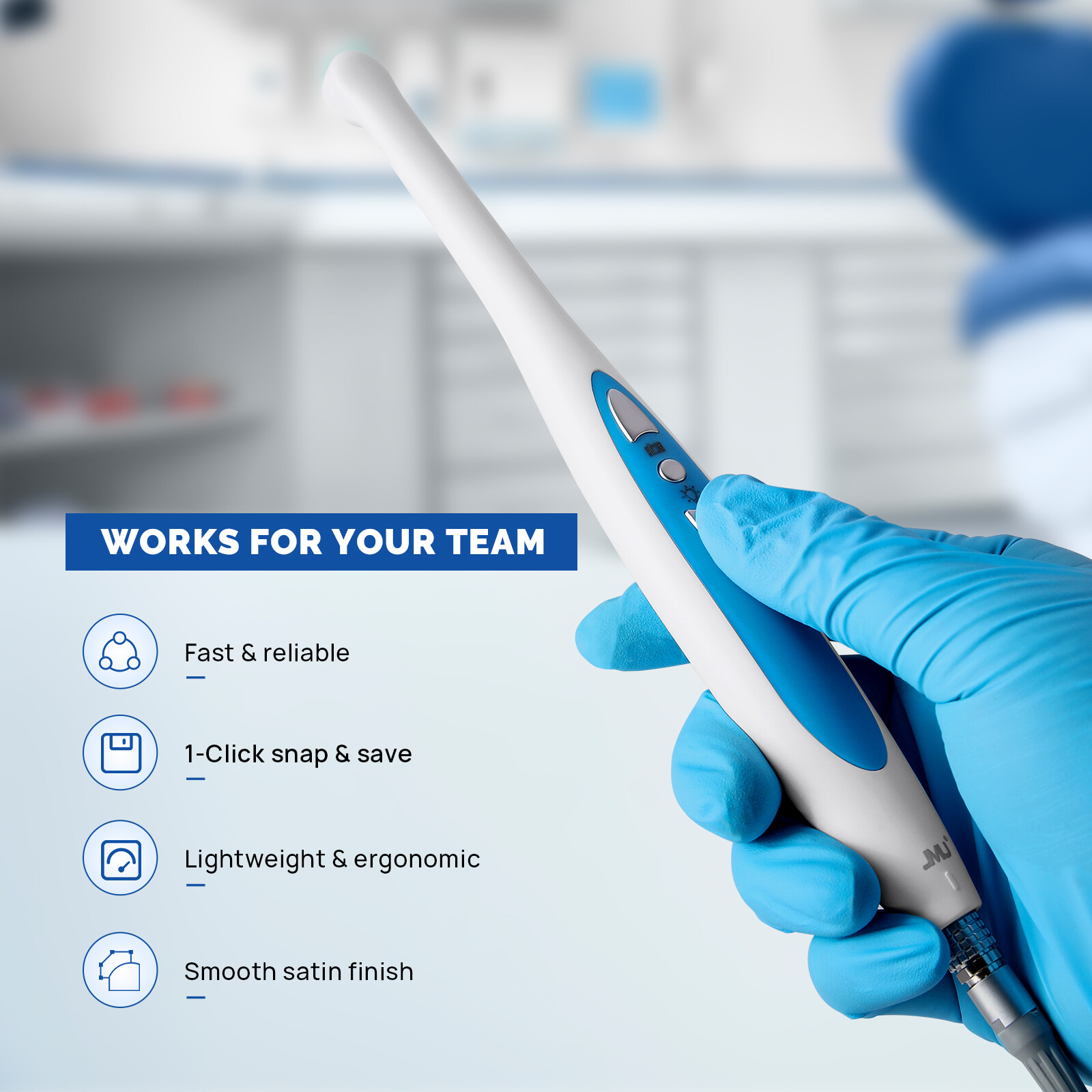 JMU Dental Intraoral Camera MD-280 Camera Capture Button Work on Dexis/Eaglesoft