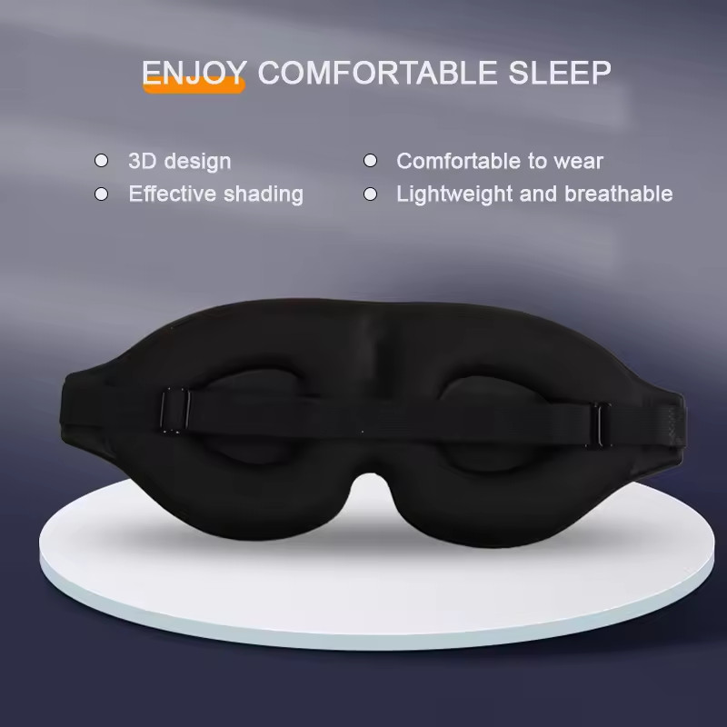2/1 Pack Travel 3D Eye Mask Sleep Soft Padded Shade Cover Rest Relax Blindfold