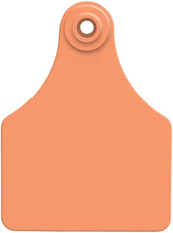 Allflex Global Maxi Blank Tags Orange 25's 1 Count