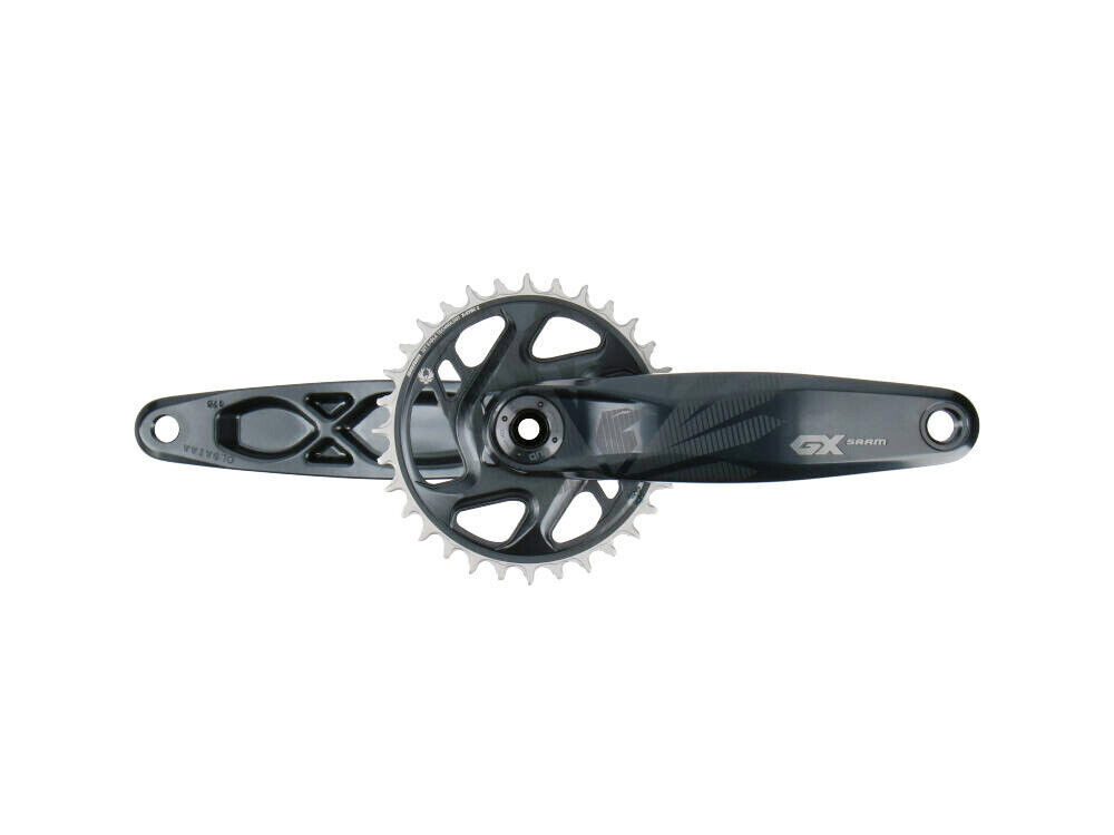 SRAM GX Eagle DUB Crankset 1x12s 170mm x 30T or 175mm x 32T BOOST Lunar Gray