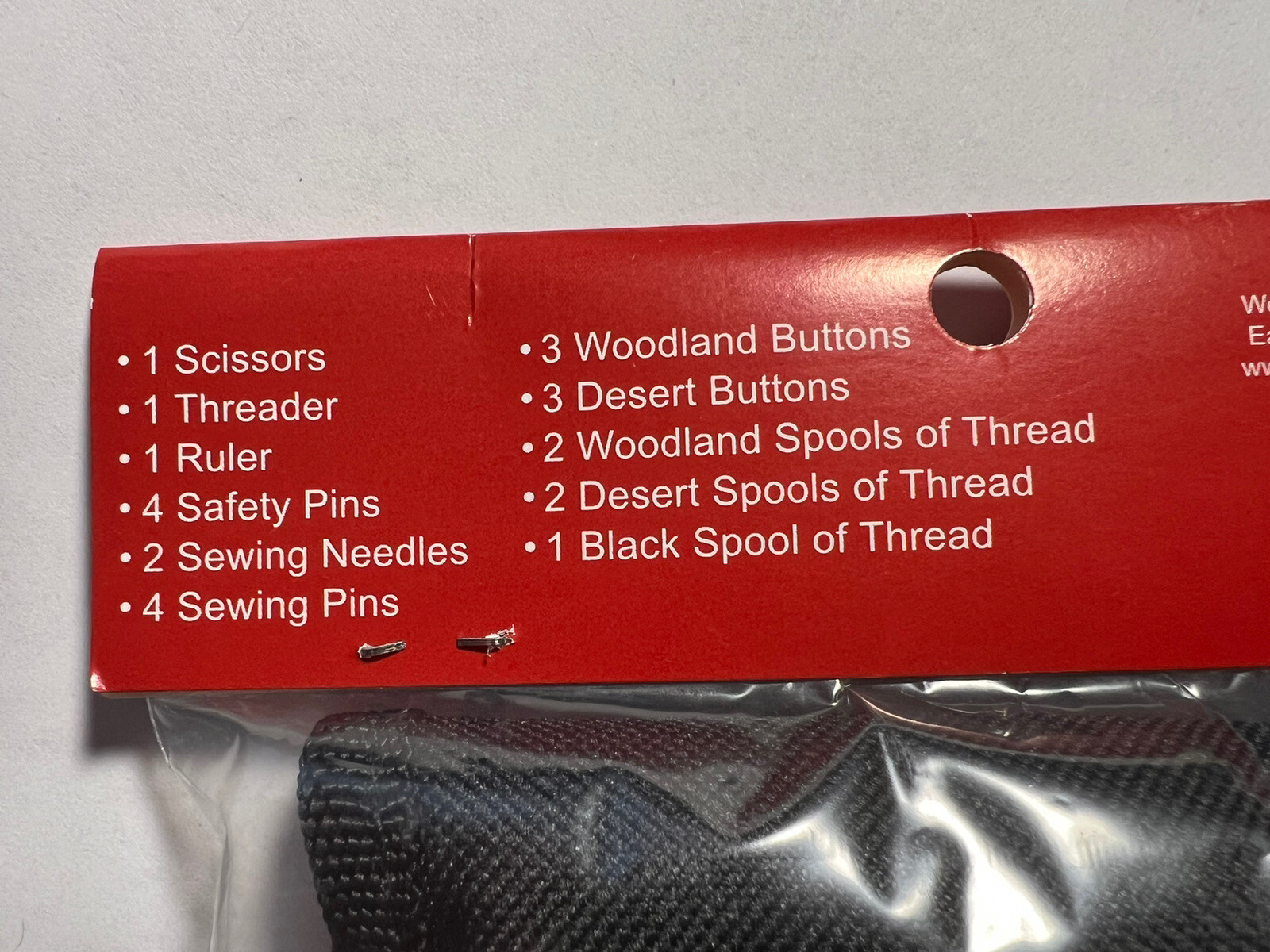 Vanguard USMC Marine Corps Deluxe Military Sewing Kit Field Ready Desert/Woodlan