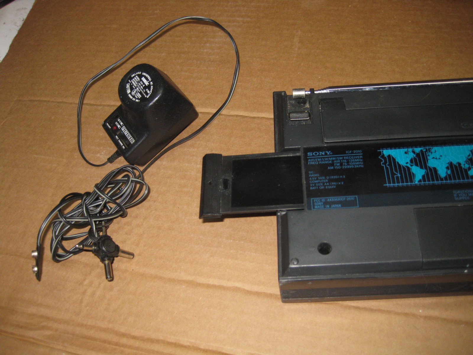 SONY ICF-2010 AIR/FM/LW/MW/SW/PLL Synthesized Receiver Short Wave. Working