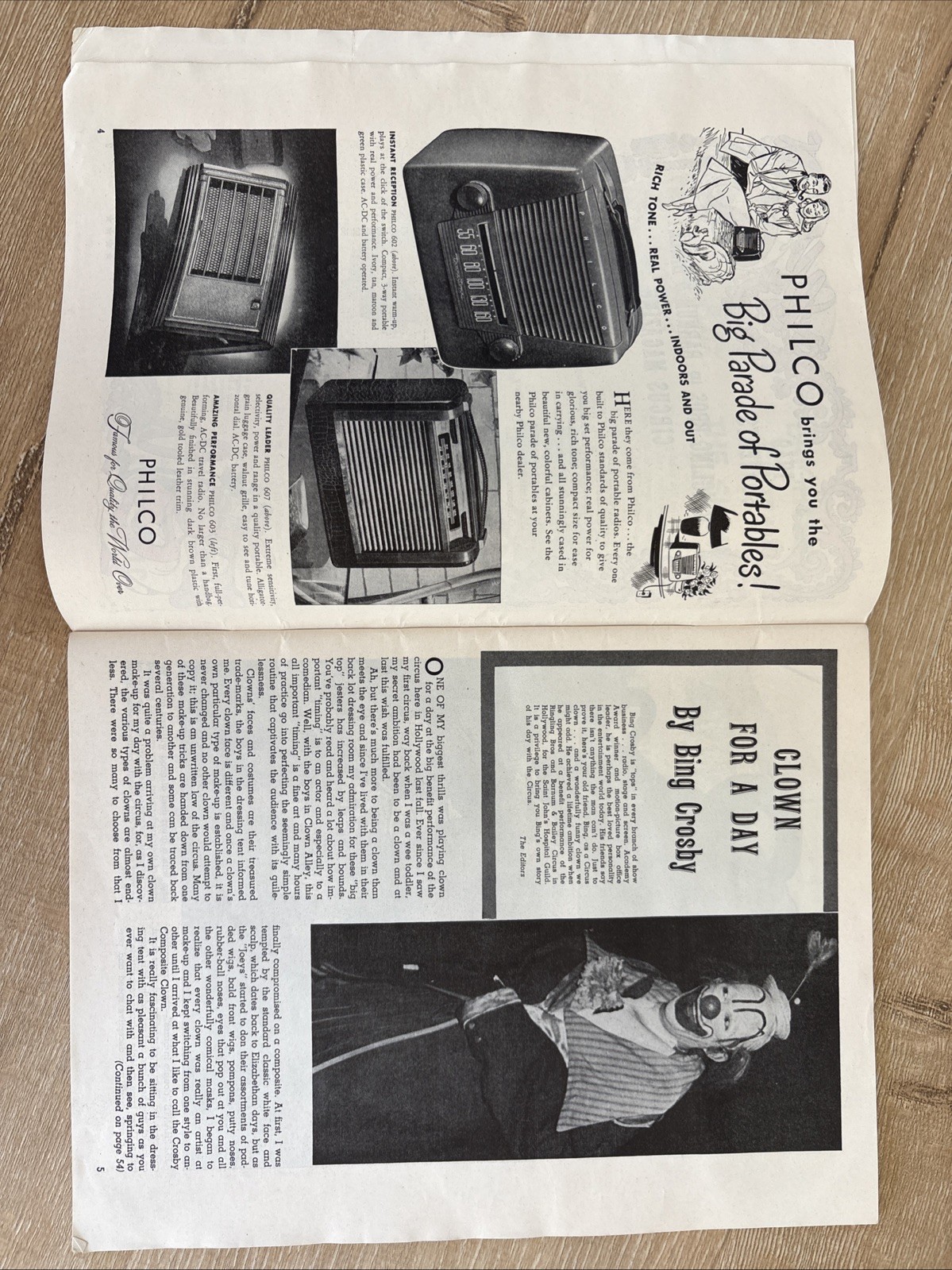 RINGLING BROS and Barnum & Bailey Circus 1949 Vintage Program Magazine