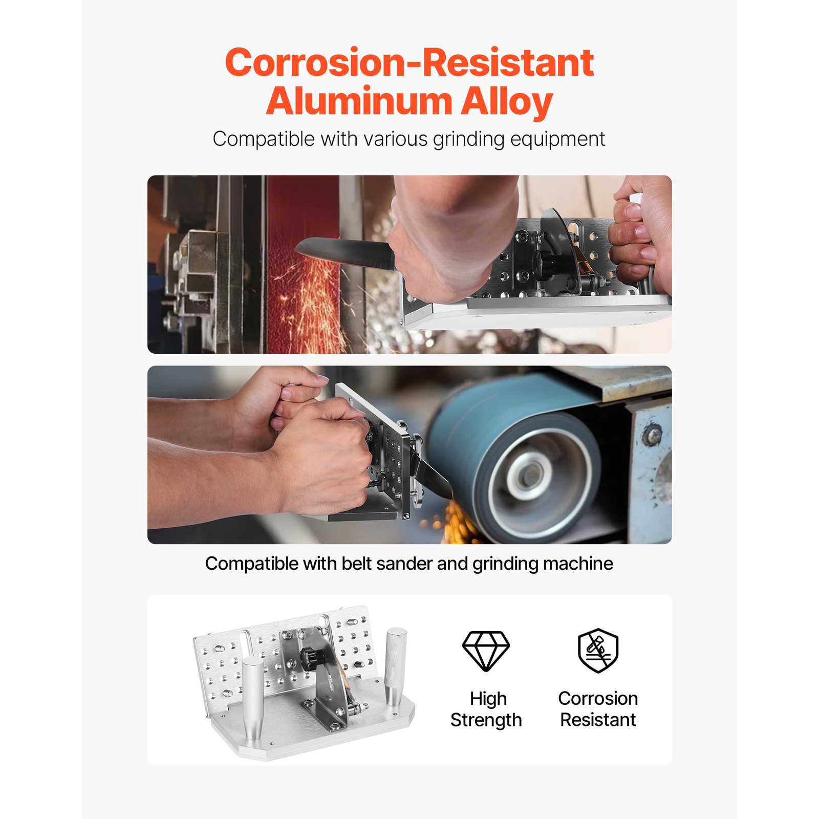 Belt Grinder Knife Jig Knife Sharpening Jig 85° - 115° Adjustable Angle