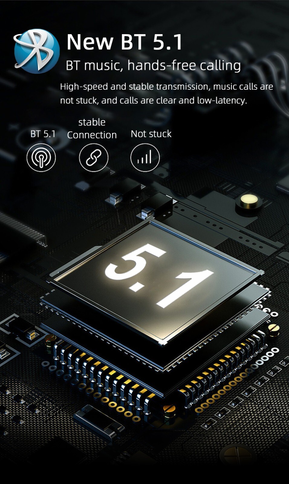 Single Din Car Stereo Radio Bluetooth MP5 Player For Apple Carplay Android Auto