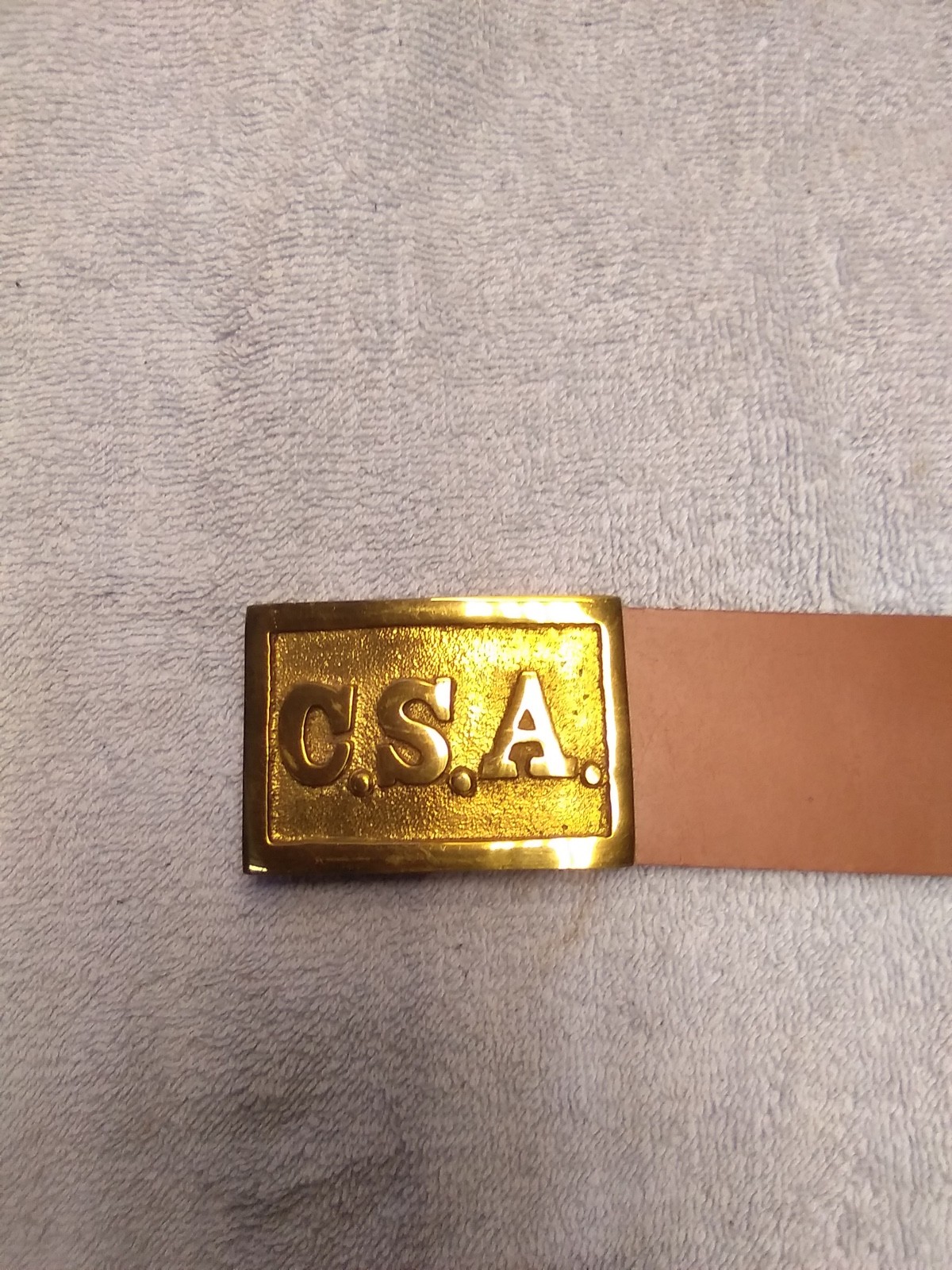 Early Atlanta Arsenal Belt  with  Belt Plate