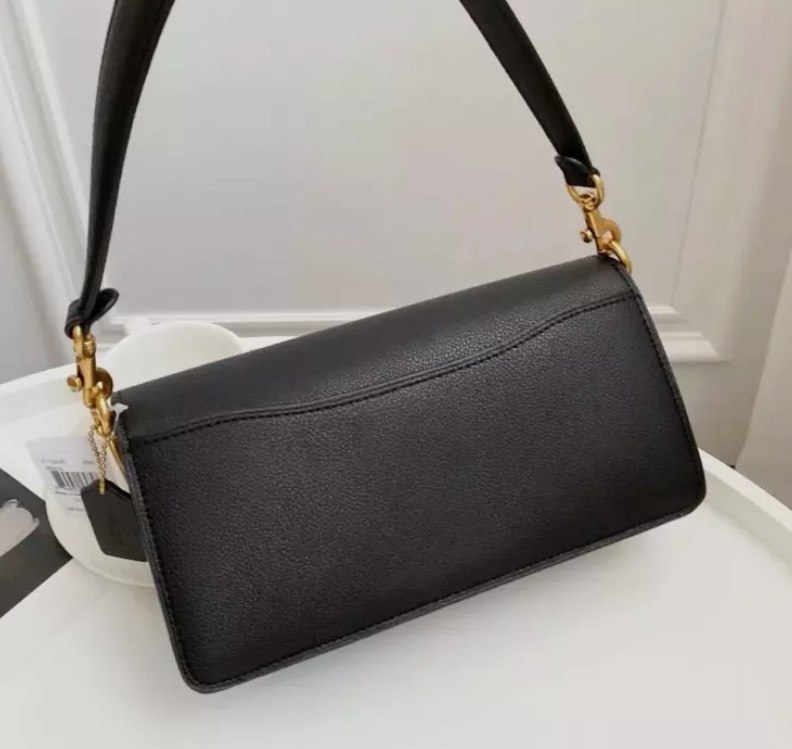 Coach 73995 Tabby 26 Shoulder Bag 2Way Crossbody Black Leather Outlet NEW