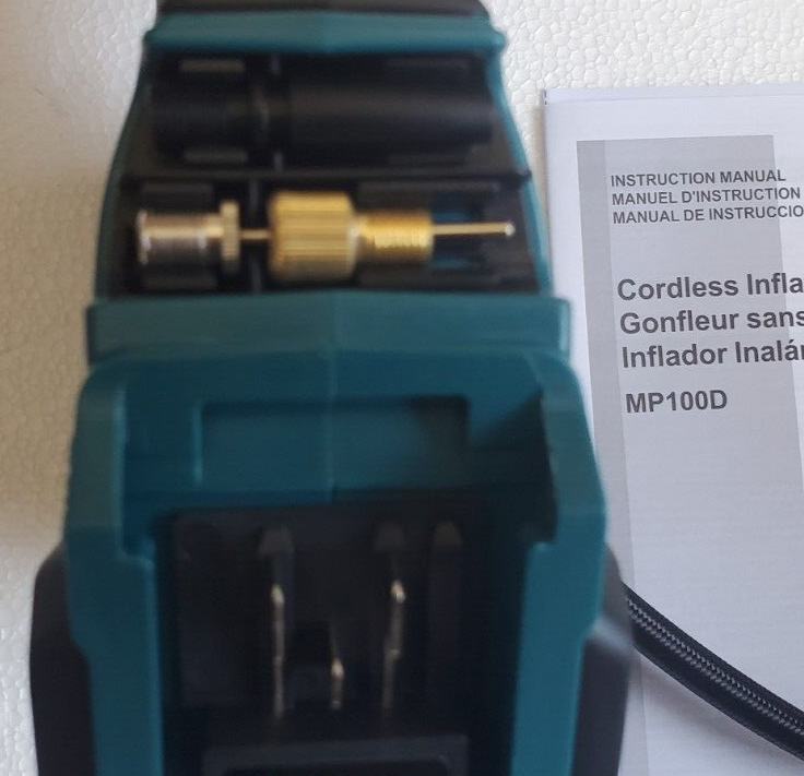 Makita MP100DZ 12V max CXT® Lithium-Ion Cordless Inflator, Bare Tool Only