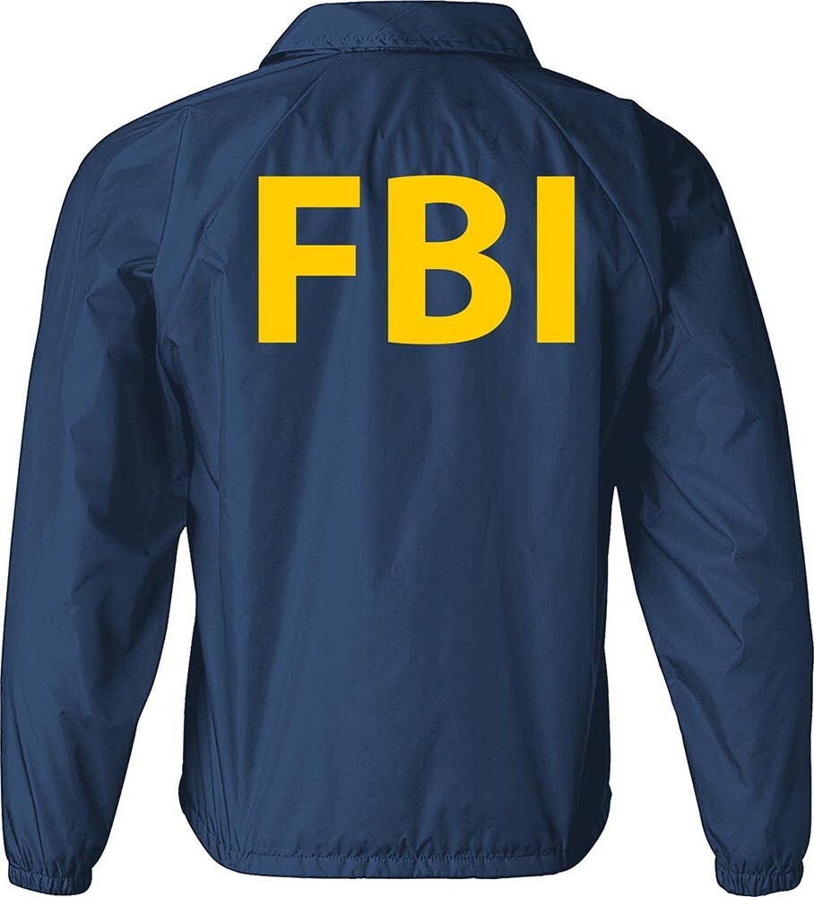FBI jacket with Reflective Decorations, Burt Macklin Costume.