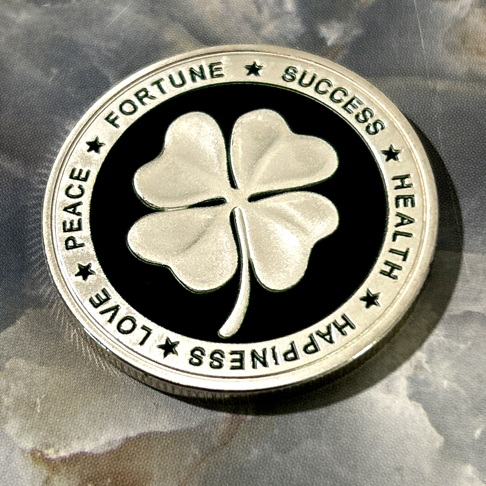 Irish Shamrock Lucky🍀777 Golf Ball Marker Pocket Coin-Metal 1.5" Premium Grade