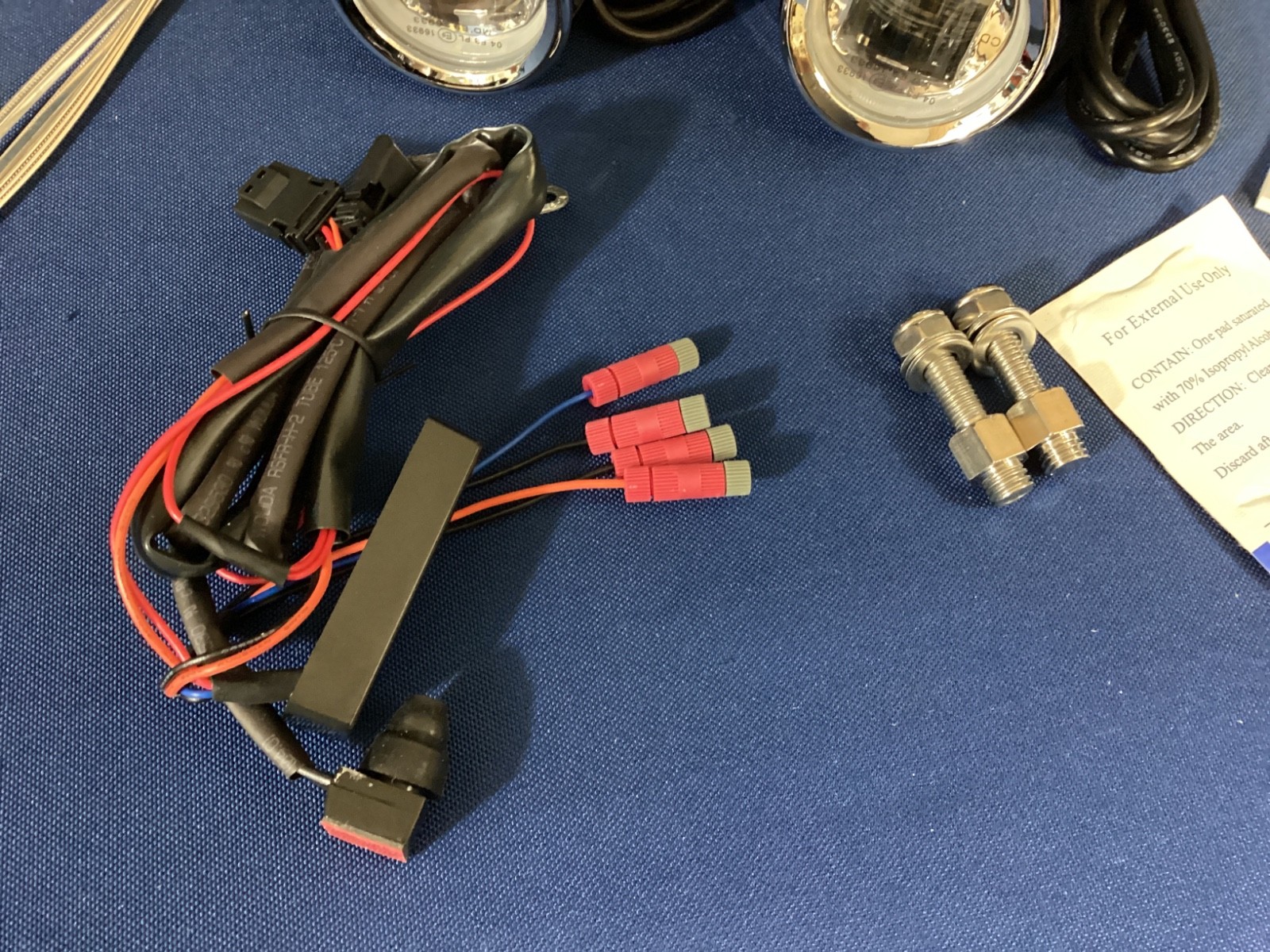 NEW Custom Dynamics ProBEAM LED Halo Fog Lights Chrome, PB-FOG-UNV-C *