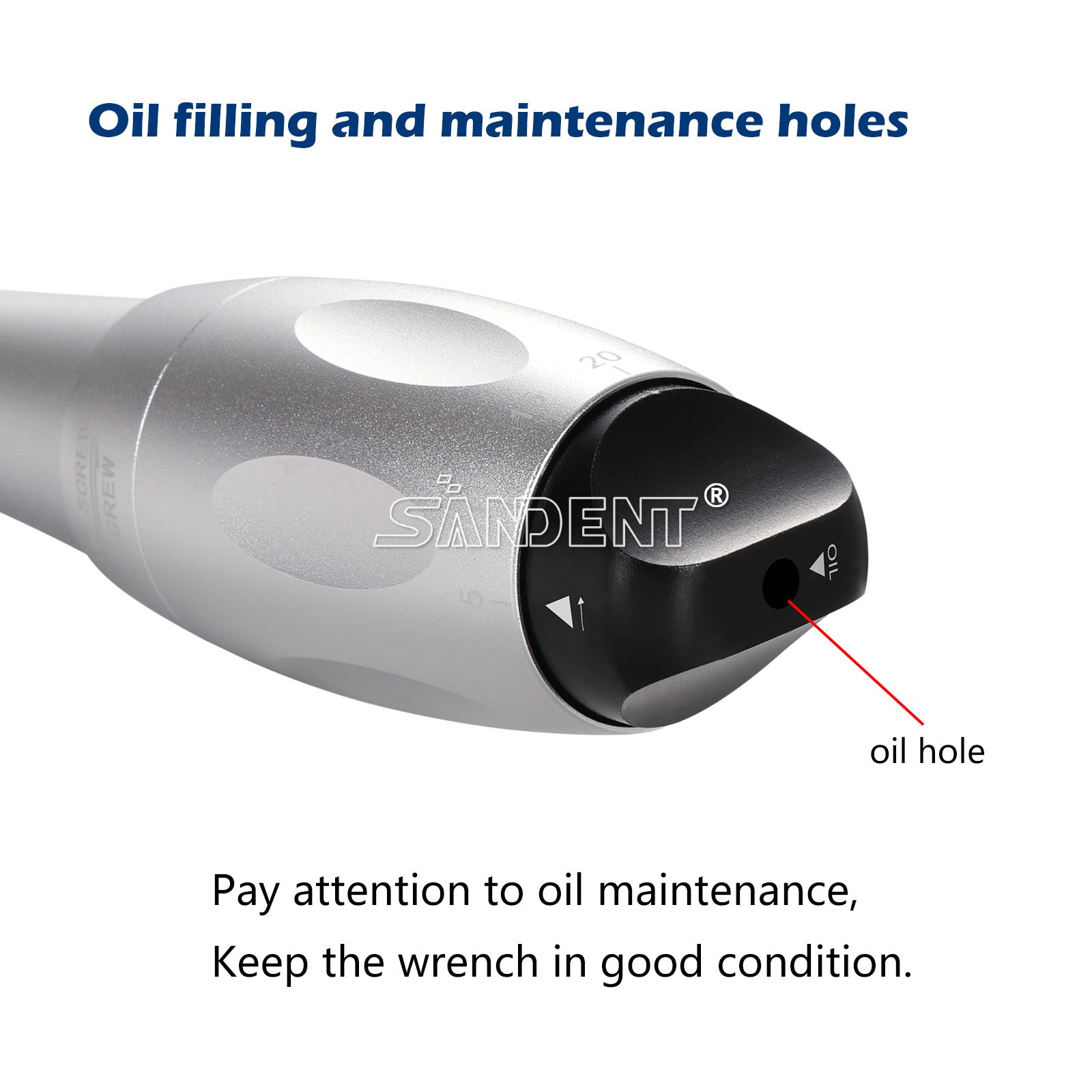 Dental Torque Wrench Universal Implant Kit Wrench Contra Angle & 16 Drivers USA