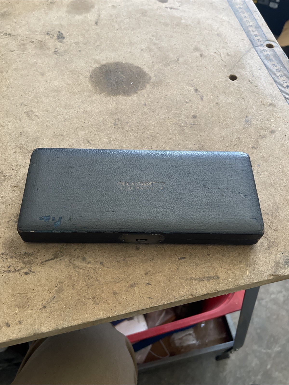 Vintage L. S. Starrett Inside Micrometer Set w/Rods & Case