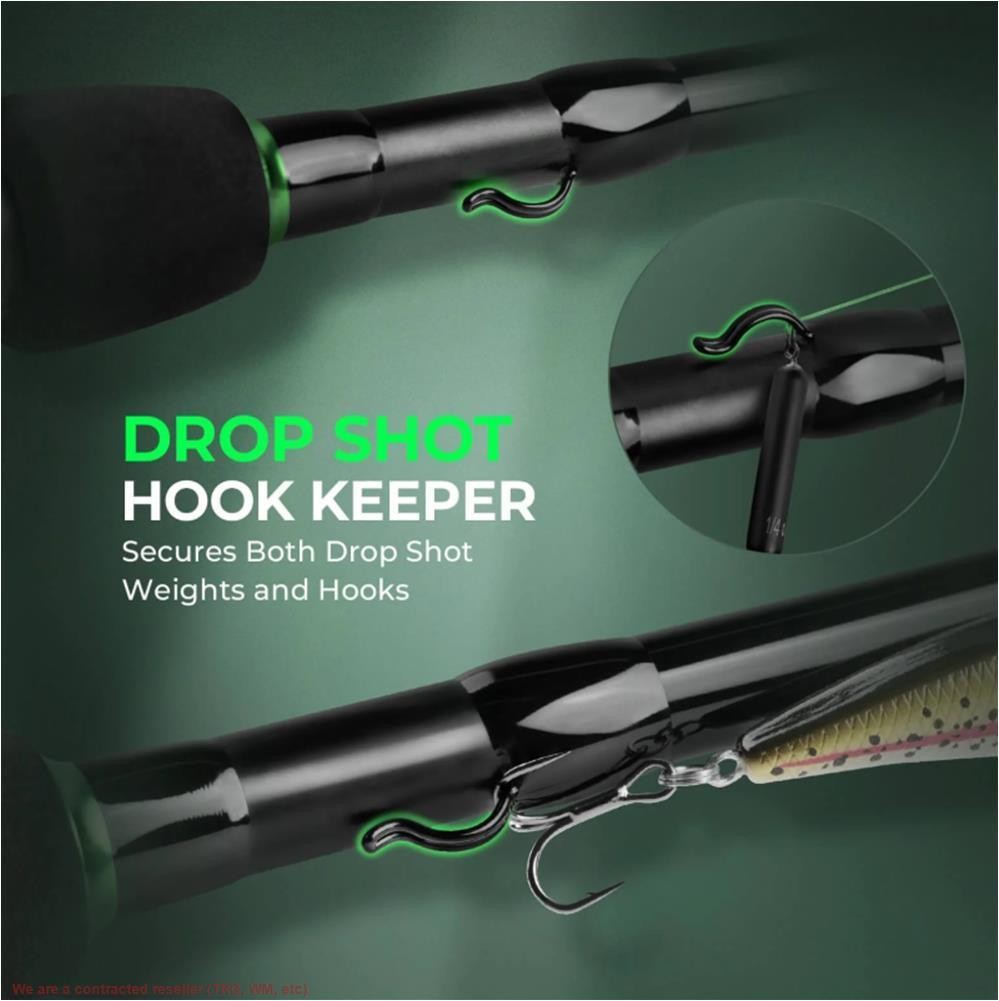 KastKing Zephyr Dual Tip Casting Rod KRDCSTZP-74MHH2BK