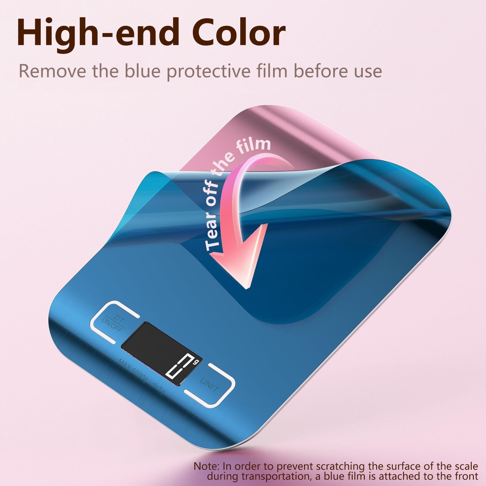 Food Scale, Digital Kitchen Scale 22lb/10kg Capacity, 6 Units with Tare Funct...