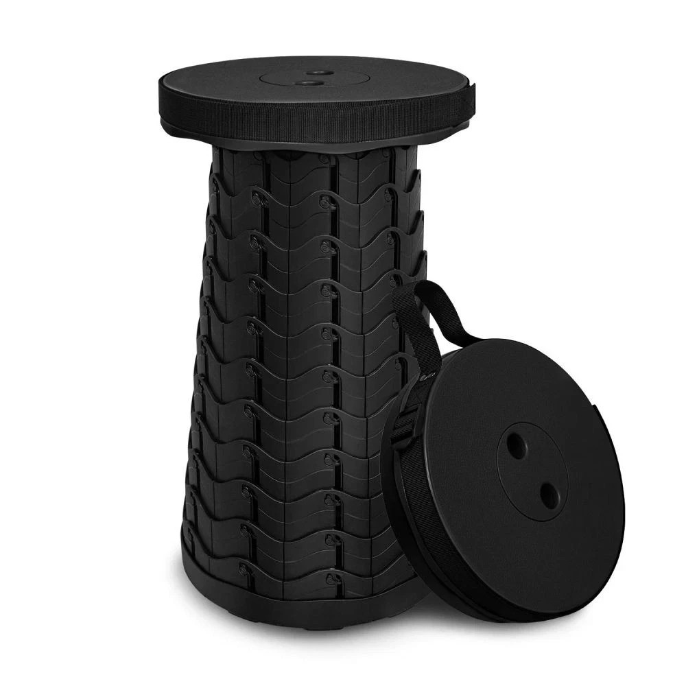 Folding Stool Portable Telescopic Chair Seat Camping Retractable Outdoor Fishing