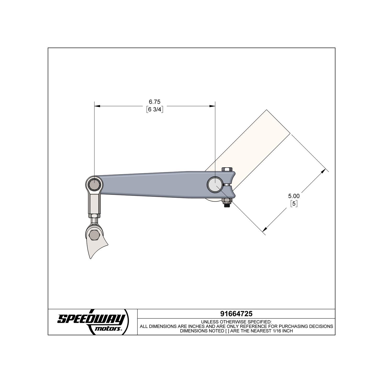 Speedway Universal Splined Rear Sway Bar