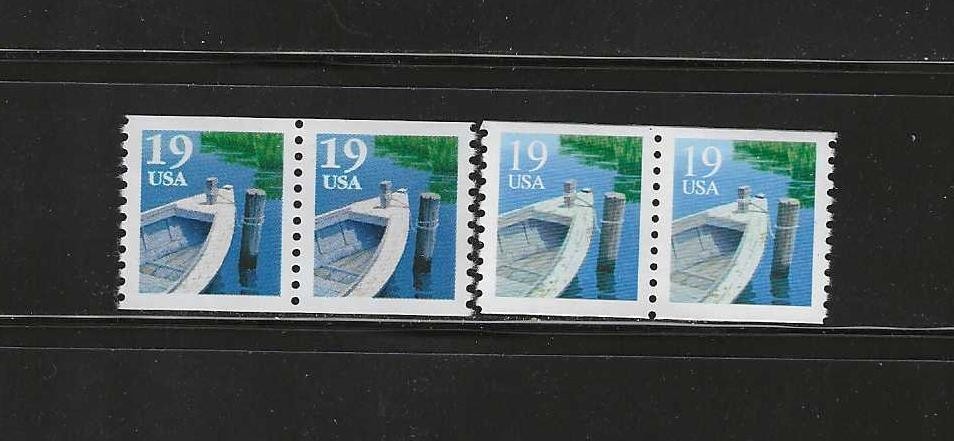 US SCOTT 2529 & 2529c TWO NICE PAIRS MNH TAKE A LQQK !