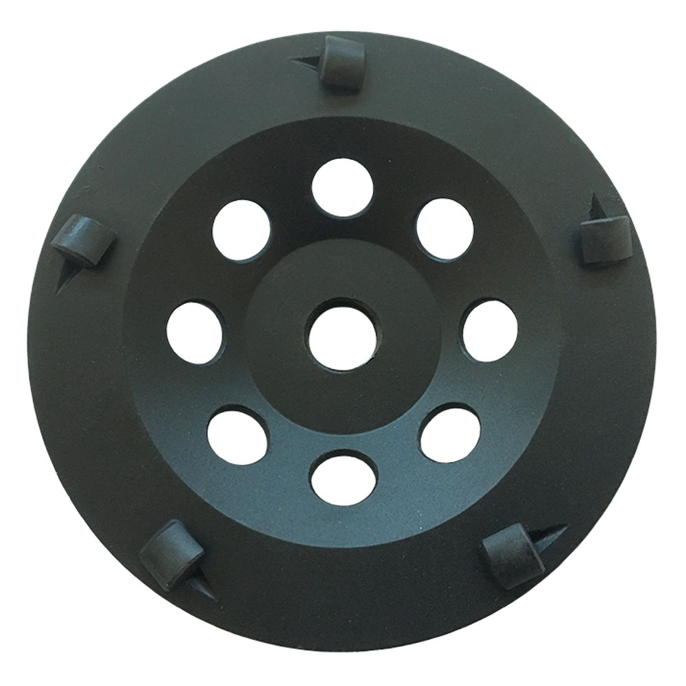 4.5" PCD Grinding Cup Wheel Epoxy Glue Mastic Paint Removal 5 Segments