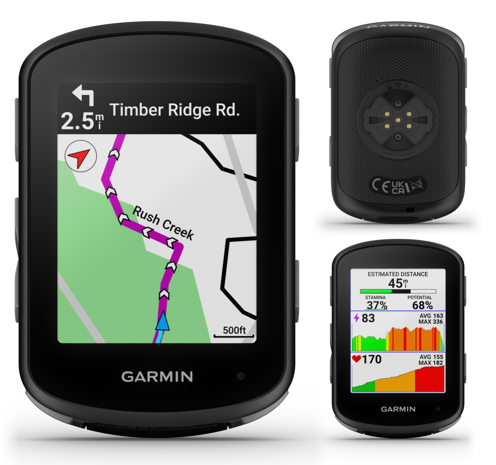 Garmin Edge 540 GPS Cycling Computer w/ Speed and Cadence Sensors and Power Bank