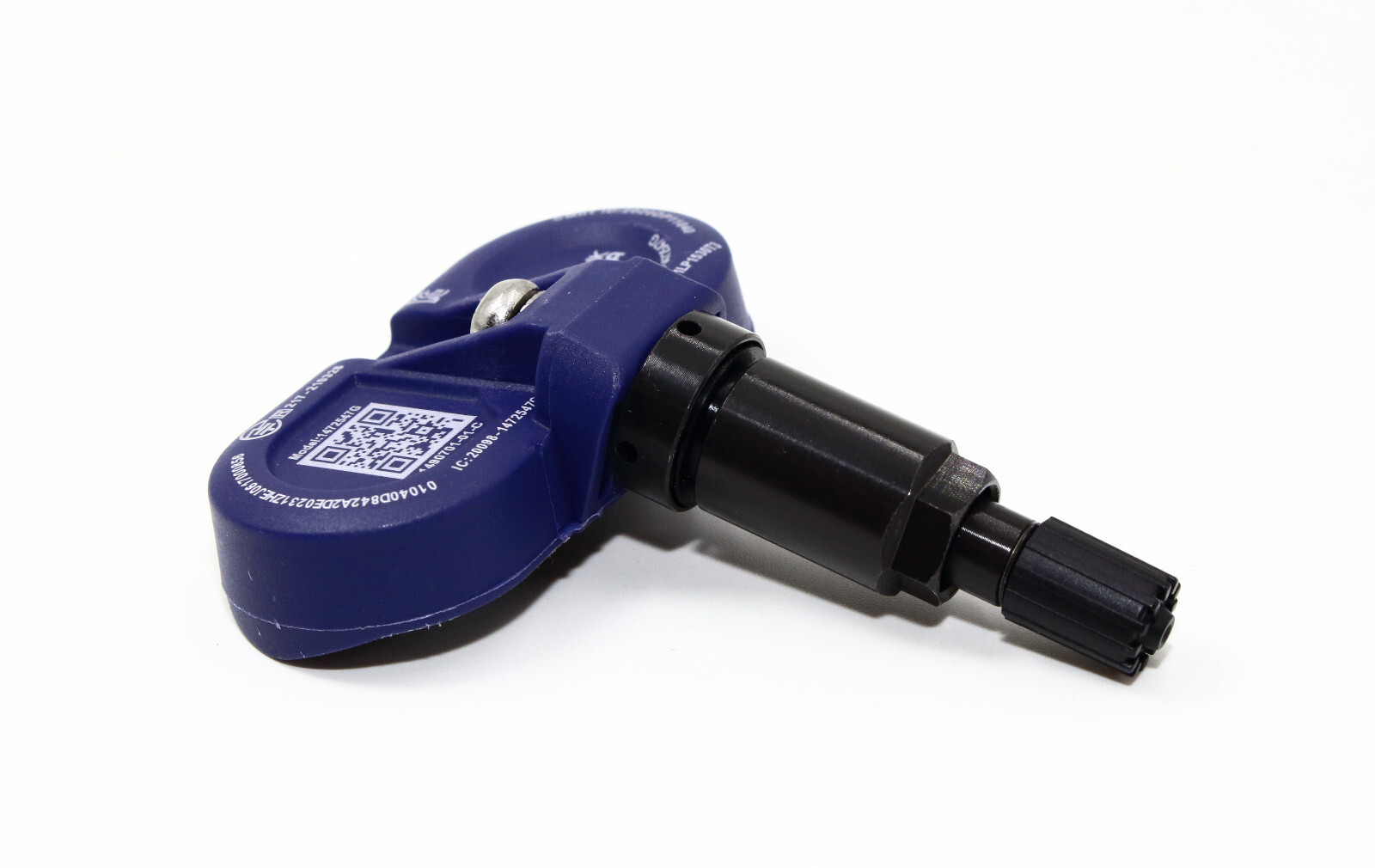 4 TPMS Gloss Black Valve Stem Tire Pressure Sensors Tesla Model 3 Y Bluetooth