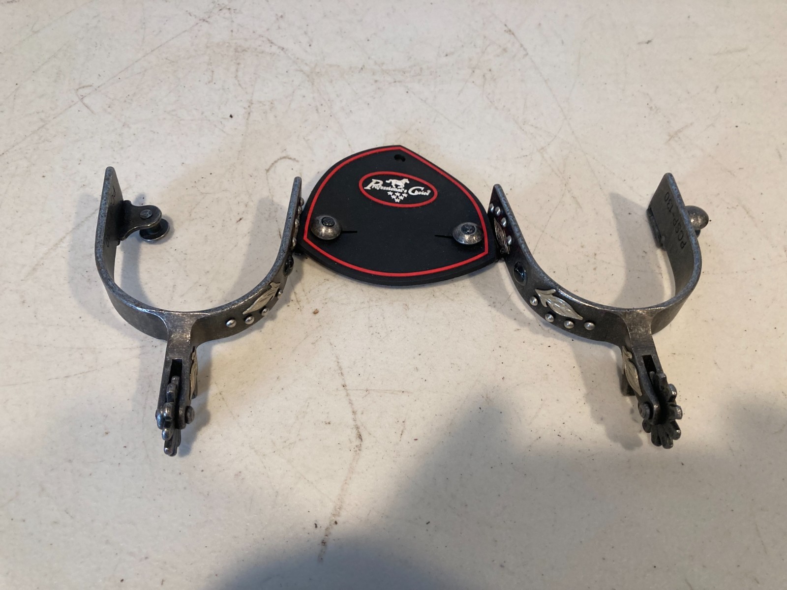 Professional's Choice Lady Floral Silver Mounted Western Show Spurs ~ PCSP-130