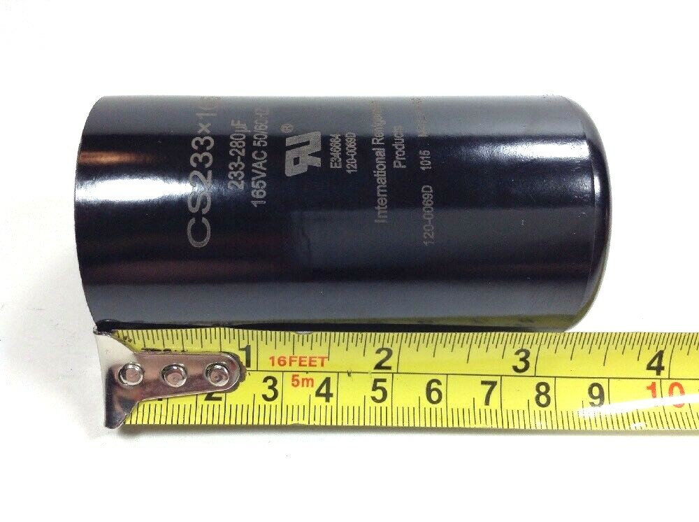 233-280 Uf Start Capacitor MFD 165 VAC 50/60 HZ CS233X165 HEAVY-DUTY INDUSTRIAL