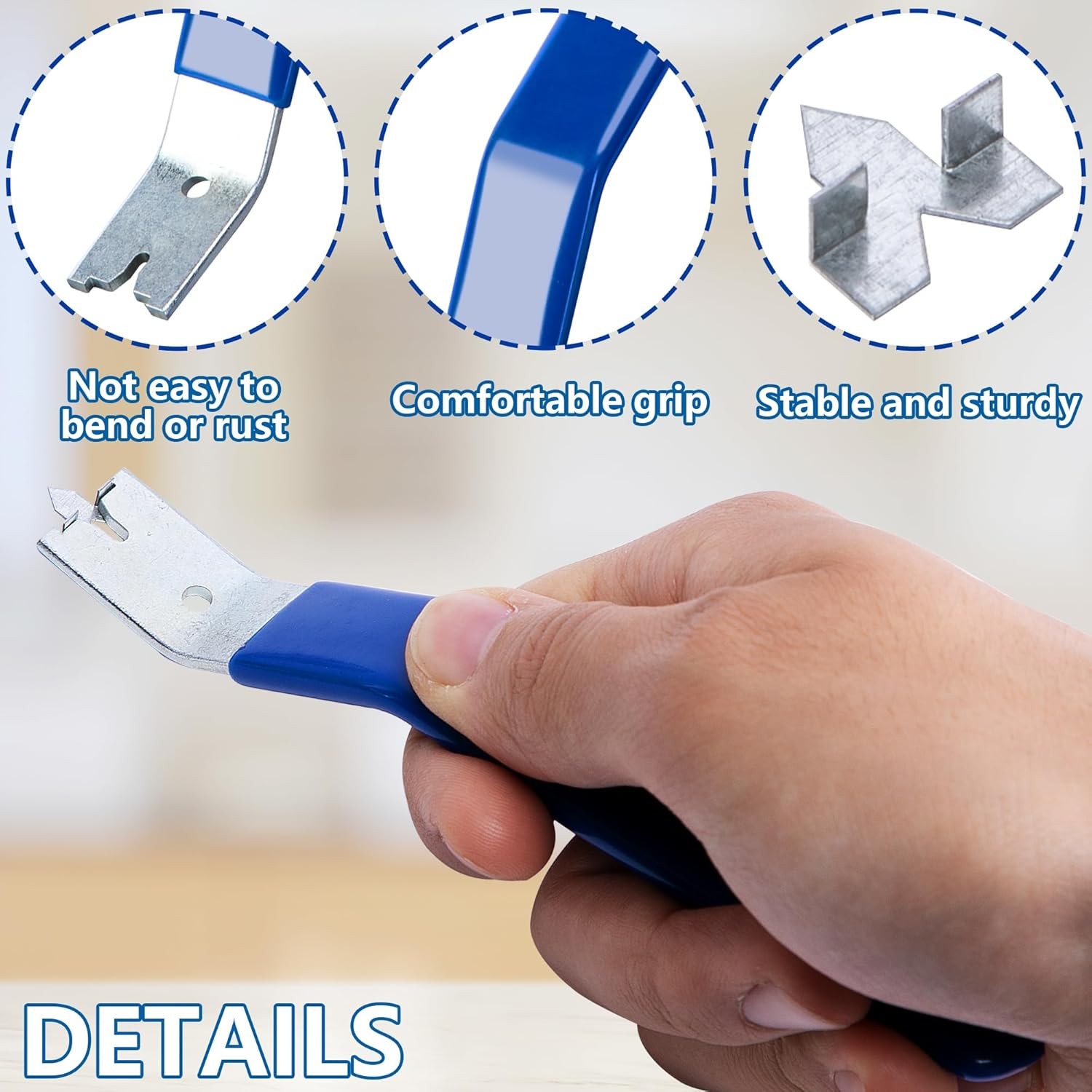 Glazier Point Driver Tool with 100 Push Points for Glass Frame Installation