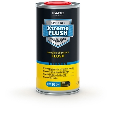 XADO Xtreme Flush for Diesel Truck for up to 10 Gallons Oil System Cleaner